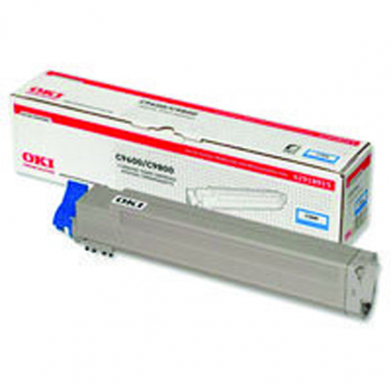 Oki C9600/C9800 Cyan Original Toner Cartridge (42918915) 